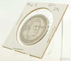 1946-S Booker T Washington $0.50 US Coin, circulated, "Good" condition