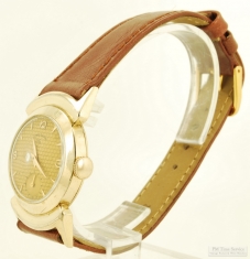 Elgin 21J adj. grade 680 wrist watch #P479576, YGF round "Golden Knight" model Elgin case