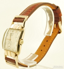 Gruen 21J Precision Veri-Thin grade 335 wrist watch #555670, YGF rectangular "flex" model Gruen case