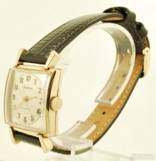 Certina 17J automatic (self-winding) grade "EA Quality" wrist watch #21-0114, heavy YGF square case