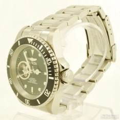 Invicta 24J automatic Pro Diver grade NH38A S11 wrist watch #20433, SS WR display-back case, boxed