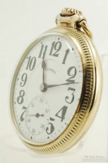 Illinois 16S 21J LS adj. 6p Bunn Special pocket watch #4640556, YGF Bunn Special model SB&B case