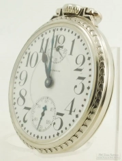 Waltham 16S 23J LS adj. 6p Vanguard Up & Down indicator pocket watch #26128983, WGF Model 7G case