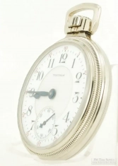 Waltham 16S 23J LS adj. 5p Vanguard pocket watch #20141417, impressive WGF Keystone SB&B case