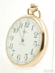 Equity by Waltham 12S 7J pocket watch #21692443, handsome YGF SB&B engraved case