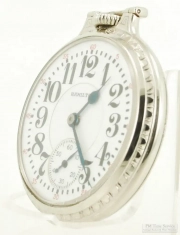 Hamilton 16S 21J LS adj. 5p grade 992E pocket watch #2603554, Wadsworth WGF SB&B bar-over crown case