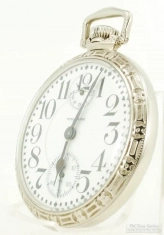 Waltham 16S 23J LS adj. 6p Vanguard Up & Down indicator pocket watch #25402613, WGF SB&B case