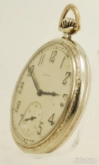 Elgin 12S 15J grade 315 pocket watch #28879139, lovely WGF SB&B case with elegant engraving