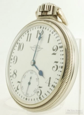 Ball-Hamilton 16S 21J LS adj. 5p grade 999P Official RR Standard pocket watch, Keystone WGF case