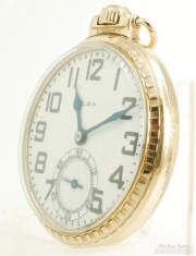 Elgin 16S 21J LS adj. 5p B.W. Raymond grade 478 pocket watch #27203958, YGF SB&B Model 39 case