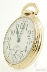 Elgin 16S 21J LS adj. 5p B.W. Raymond grade 478 pocket watch #31311336, YGF case, Montgomery dial