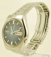 Seiko 17J quickset automatic (self-winding) with day & date wrist watch, heavy WBM & SS WR case