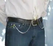 Double Albert Chain with T-Bar (Shirt)