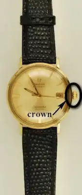 Crown-Set Wrist Watch